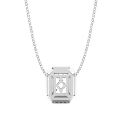 Beze-Einstellung Diamant-Halo-Anhänger