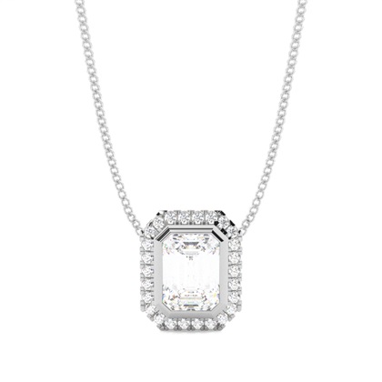 Emerald Diamond Pendants