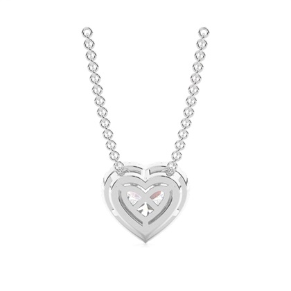 Beze-Einstellung Diamant-Halo-Anhänger