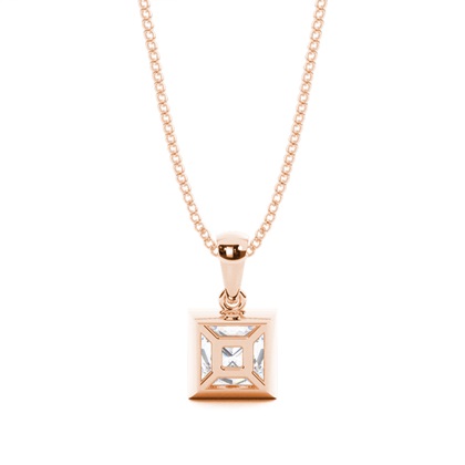 Princess Moissanite Pendants