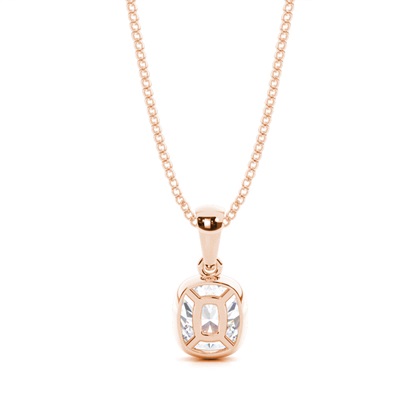 Rose Gold Moissanite Pendants