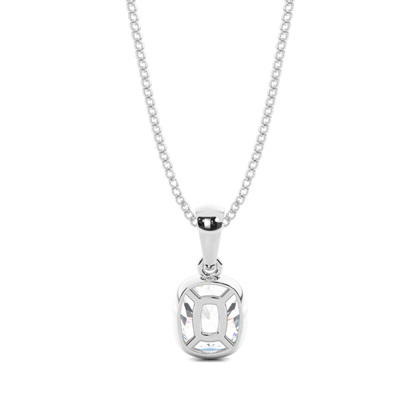 Beze-Einstellung Diamant-Solitaire-Anhänger