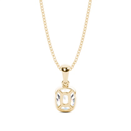 Beze-Einstellung Diamant-Solitaire-Anhänger