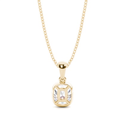 Yellow Gold Moissanite Pendants