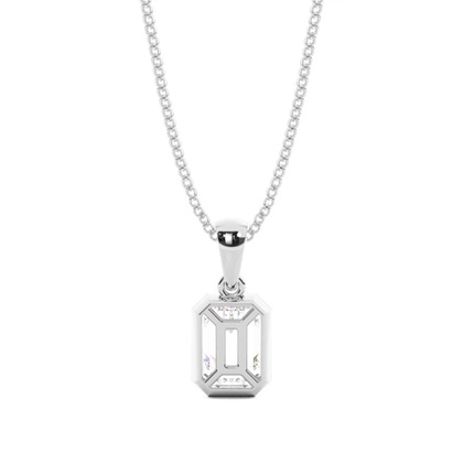 Beze-Einstellung Diamant-Solitaire-Anhänger