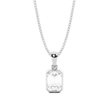 Emerald Diamond Pendants