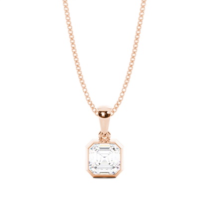 Rose Gold Diamond Pendants & Necklaces