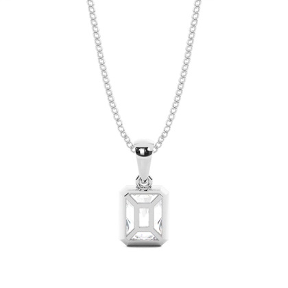 Beze-Einstellung Diamant-Solitaire-Anhänger