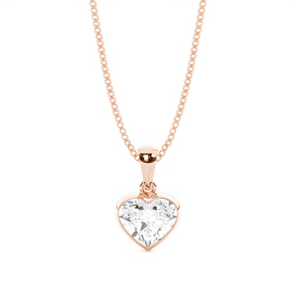 Rose Gold Diamond Pendants & Necklaces