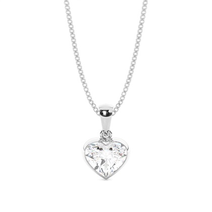 Heart Diamond Necklaces and Diamond Pendants