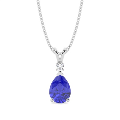 Pear Diamond Pendants