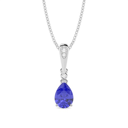 Pear Diamond Pendants