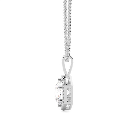 Prong Setting Diamond Solitaire Pendant