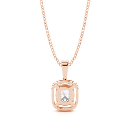 Rose Gold Moissanite Pendants