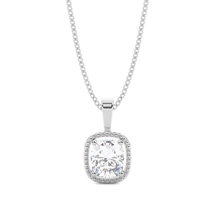 Cushion Diamond Pendants