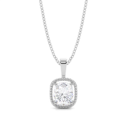 Cushion Diamond Pendants