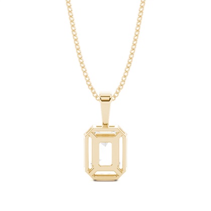 Prong-Einstellung Diamant Solitaire Anhänger