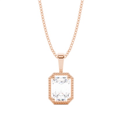 Prong Setting Diamond Solitaire Pendant