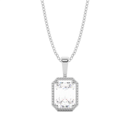 Prong Setting Diamond Solitaire Pendant