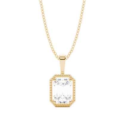 Prong Setting Diamond Solitaire Pendant