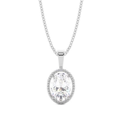 Prong Setting Diamond Solitaire Pendant
