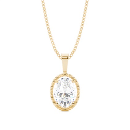Prong Setting Diamond Solitaire Pendant