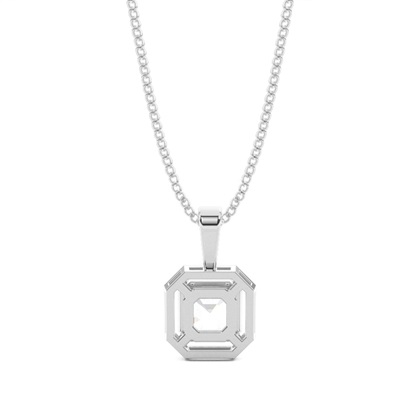 Prong-Einstellung Diamant Solitaire Anhänger