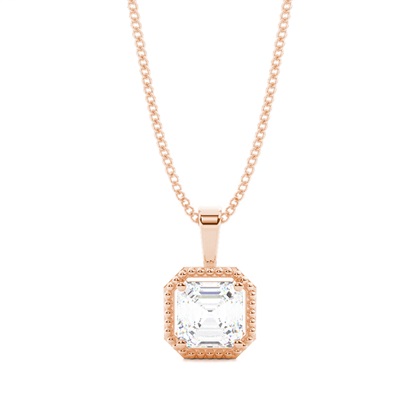Rose Gold Diamond Pendants & Necklaces