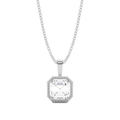 Prong Setting Diamond Solitaire Pendant