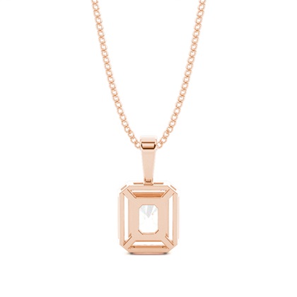 Prong-Einstellung Diamant Solitaire Anhänger