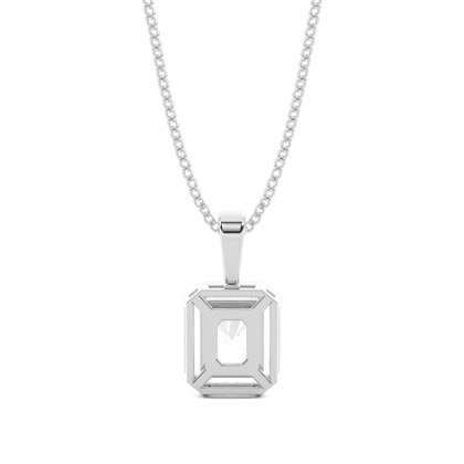 Prong-Einstellung Diamant Solitaire Anhänger