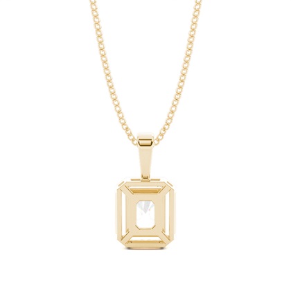 Prong-Einstellung Diamant Solitaire Anhänger