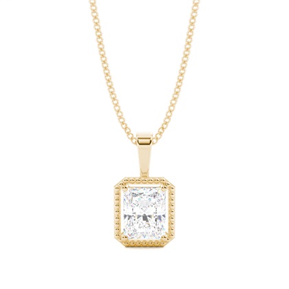 Radiant Yellow Gold Diamond Necklaces and Diamond Pendants