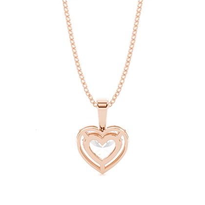 Prong-Einstellung Diamant Solitaire Anhänger