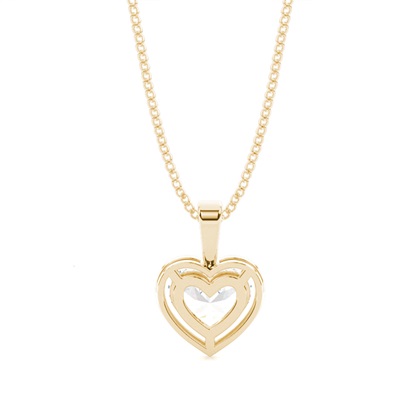 Prong-Einstellung Diamant Solitaire Anhänger