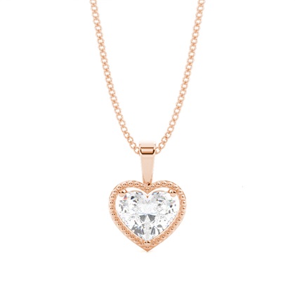 Rose Gold Diamond Pendants & Necklaces