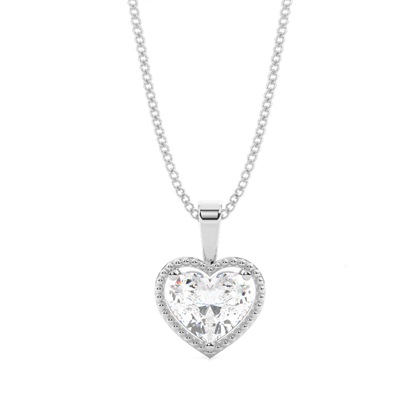 Heart Diamond Necklaces and Diamond Pendants