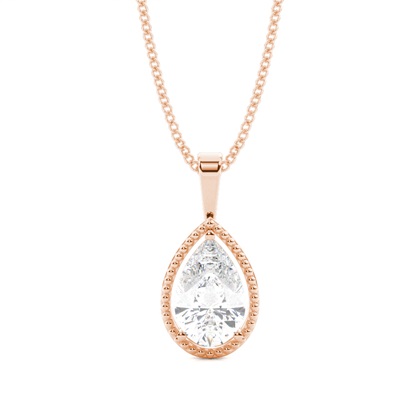 Prong Setting Diamond Solitaire Pendant