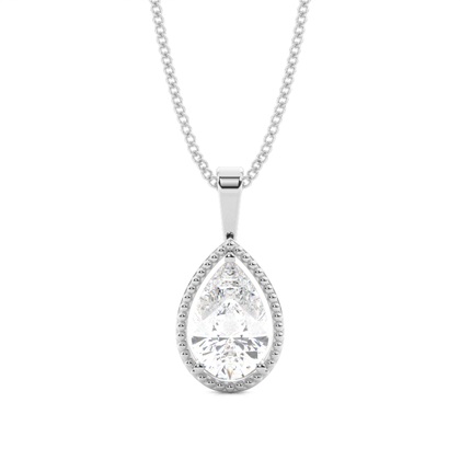 Prong Setting Diamond Solitaire Pendant