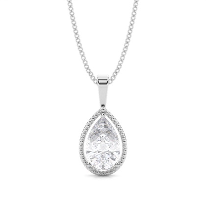 Pear Diamond Pendants