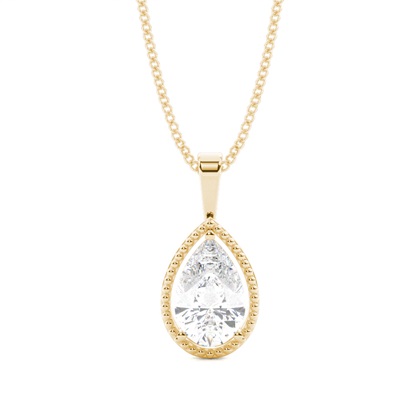 Prong Setting Diamond Solitaire Pendant