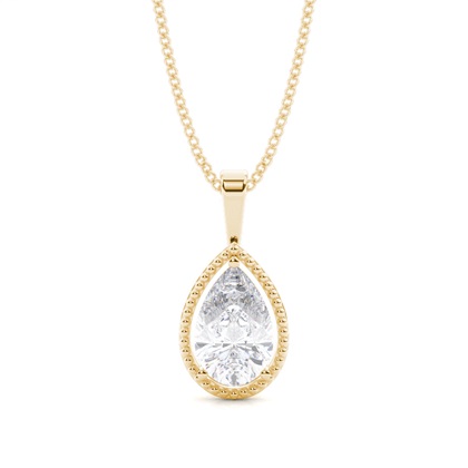 Prong Setting Moissanite Solitaire Pendant