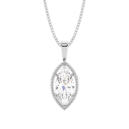 Prong Setting Diamond Solitaire Pendant