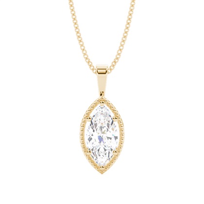 Prong Setting Diamond Solitaire Pendant