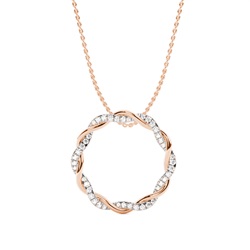 Micro Prong Setting Diamond Designer Pendant