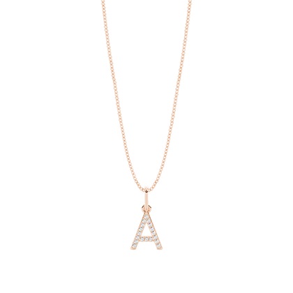 Rose Gold Diamond Pendants & Necklaces