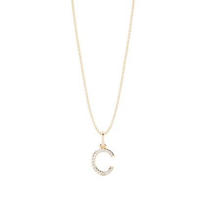 Yellow Gold Diamond Pendants & Necklaces
