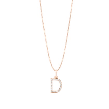 Rose Gold Diamond Pendants & Necklaces