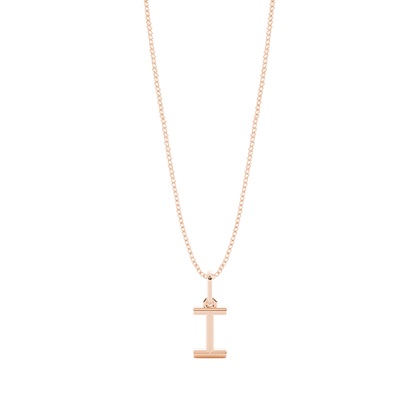 Diamant Anhänger Kette Buchstabe I