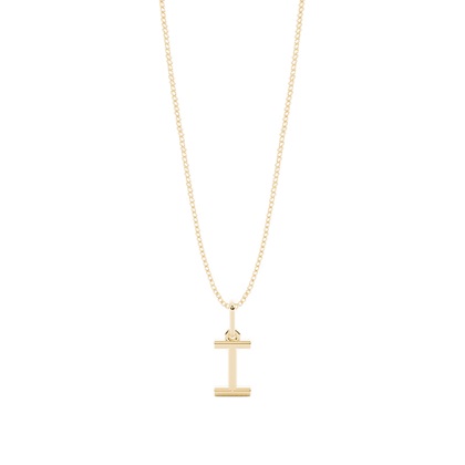 Diamant Anhänger Kette Buchstabe I